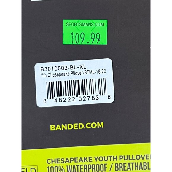 Banded Chesapeake Youth Pullover XL (18-20) Hunting Jacket NEW NWT~~ - Picture 7 of 8